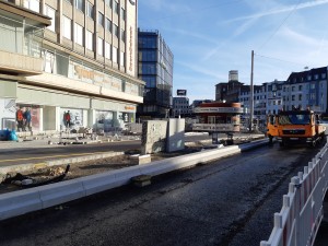 Asphaltierungsarbeiten Fahrradweg Alfred-Bozi-Straße